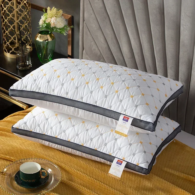 kf-S00c303efd81343fd99a9d16d99f90c51t-Non-collapse-non-deformation-high-pillow-adult-deep-sleeping-feather-velvet-double-pillow-core-household-pillow